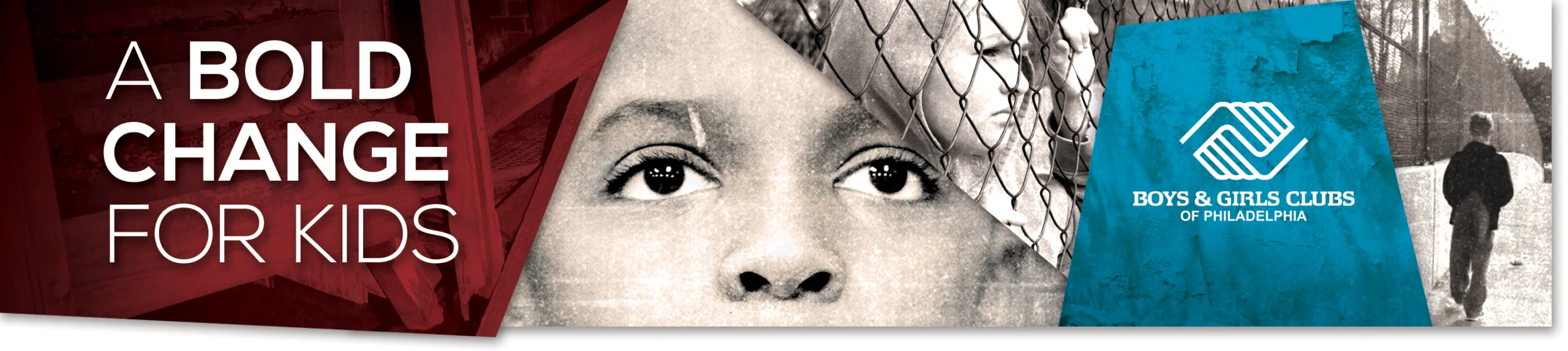 Child's face and Boys & Girls Clubs logo.